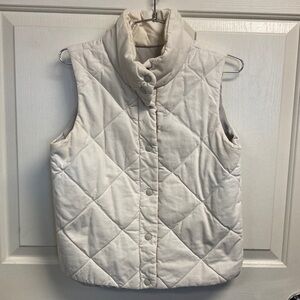 Women’s cotton corduroy Columbia Quilted reversible vest size small